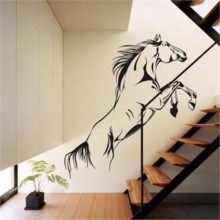 Jumping Horse Wall Stickers Vinyl Decal Stylish Home Graphics Decoration