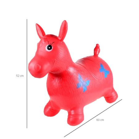 plastic bouncing horse